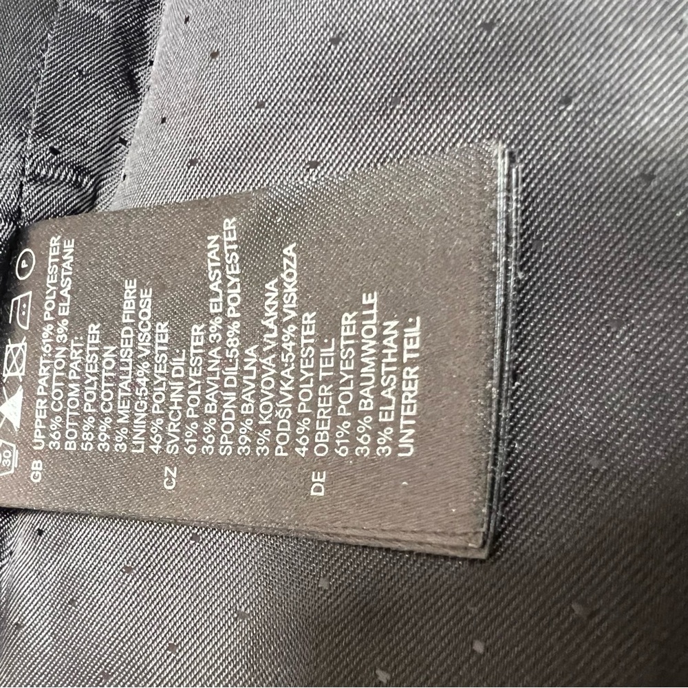 H&M Black Dress with Silver Pattern - Picture 16 of 16
